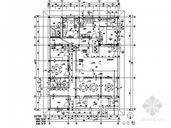 [北京]平谷某二层中式别墅建筑扩初图（220平方米、G2型）- 