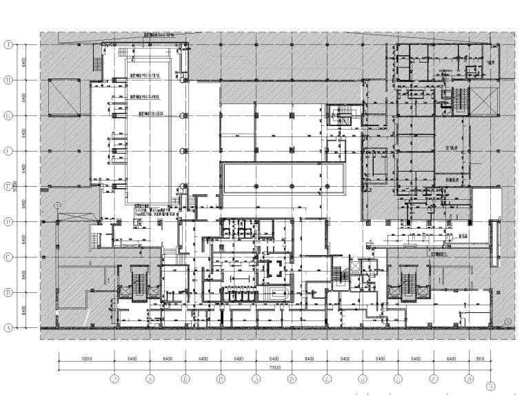 梁建国-北京万柳书院会所全套设计资料-6负二层总砌筑图