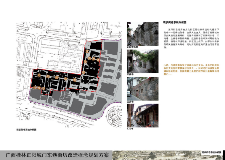 [广西]桂林正阳街东巷历史文化街区改造规划设计方案-系统分析图