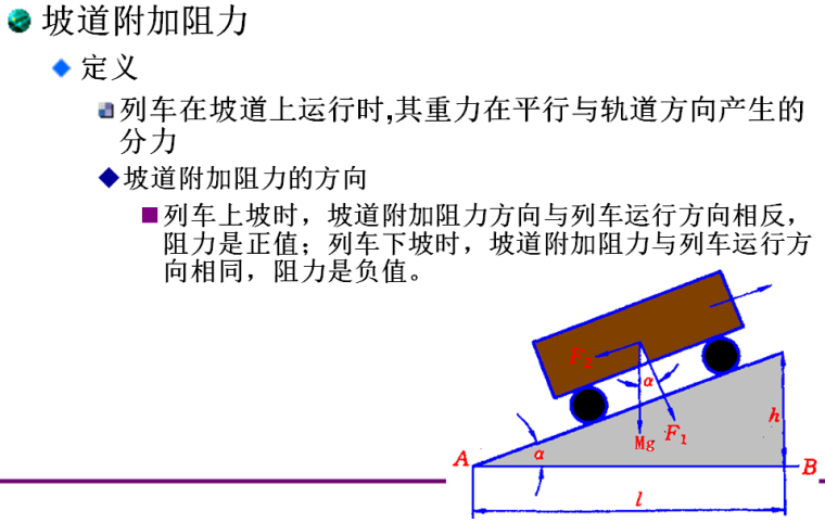 斜拉索安装牵引力计算资料下载-《铁路选线设计》第二章牵引计算讲义PPT