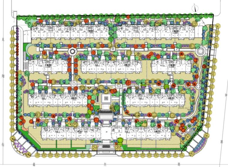 郑州居住区景观分析资料下载-[河南]郑州国投置业翠堤春晓居住区景观方案文本（PDF+87页）