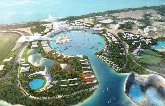 [海南]海岛滨水旅游度假目的地规划设计方案-AERIALS 鸟瞰图1