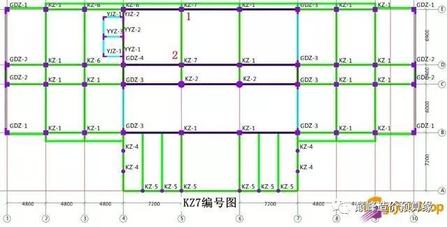 一层框架柱模板清单工程量计算_10