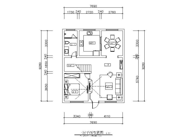 多套高层样板房设计效果图资料下载-一套极简风格样板房设计CAD施工图(含效果图）