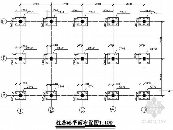 单桩基础资料下载-某住宅楼桩基础设计图