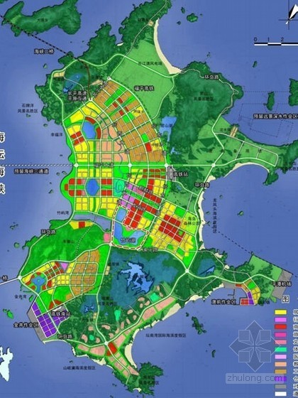 景观概念性规划设计资料下载-[福州]临湖景区环湖景观概念性规划设计