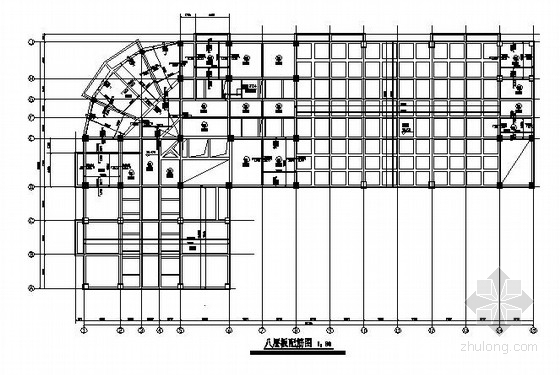 八层框架结构建筑平面图资料下载-八层框架结构办公综合楼结构施工图