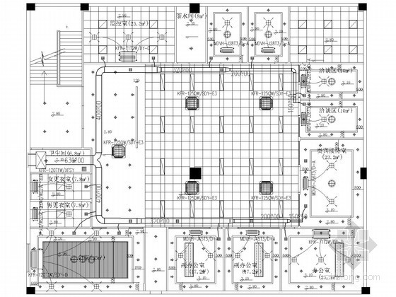 多联机空调系统设计施工图资料下载-[江西]商业办公楼多联机空调系统设计施工图