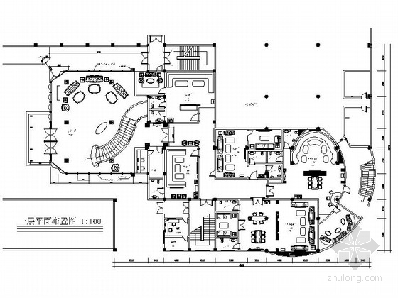 新古典式建筑资料下载-[江苏]国际知名事务所设计新古典主义风格主题式KTV夜总会施工图（含高清效果图）