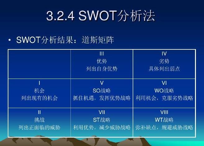 项目风险管理课件讲义（145页）-SWOT分析法