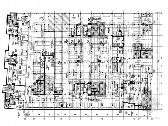 电力管道施工图纸资料下载-[上海]大型商业住宅强弱电施工图纸162张（计算书 审核表）