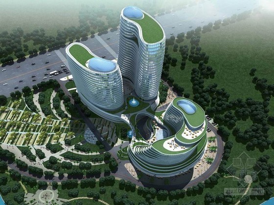 国外酒店概念设计资料下载-[武汉]某湖滨酒店概念方案