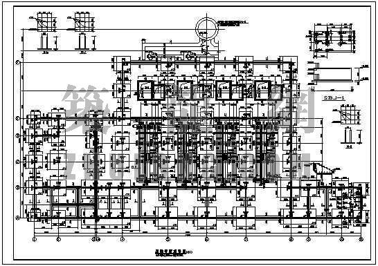 锅炉房施工图预算例题资料下载-大型锅炉房结构施工图