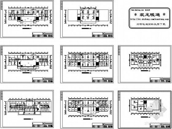 检察院办公楼建筑资料下载-某检察院办公楼空调图