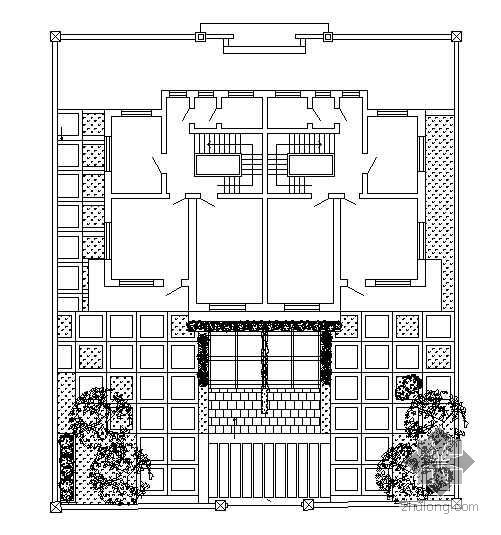 四套别墅庭院资料下载-四套别墅庭院的设计扩初图纸