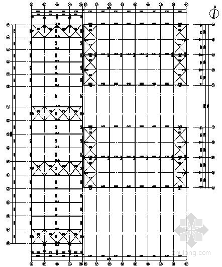 米加工车间建筑施工图资料下载-[河北]25米跨某加工车间钢结构施工图(甲级院)