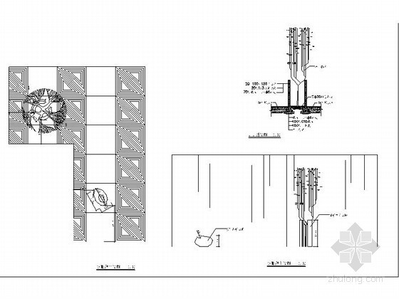 小景观CAD设计资料下载-景观小雕塑设计施工详图