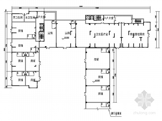 [河南]托斯卡纳风格住宅小区规划设计方案文本（含住宅及幼儿园cad）-托斯卡纳风格住宅小区规划设计方案平面图