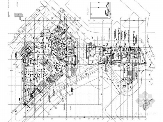500平米广场平面布置资料下载-[江苏]超高层知名商业广场空调通风及防排烟系统设计施工图（大院设计）