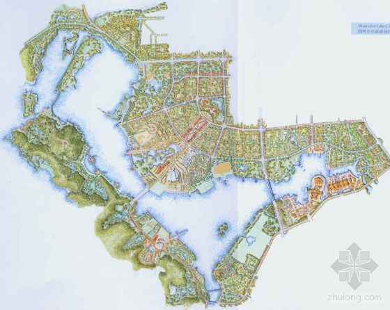 无锡蠡湖区综合规划设计资料下载-[无锡]湖区景观规划设计方案