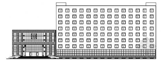 10层宾馆建筑施工图资料下载-某八层宾馆建筑施工图