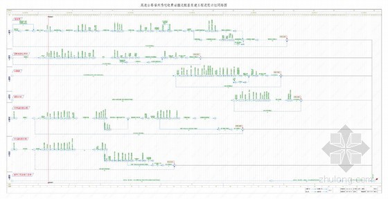 工程进度网络计划图资料下载-某工程进度计划网络图