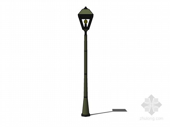 迪拜蒲公英景观灯装置资料下载-景观灯SketchUp模型下载