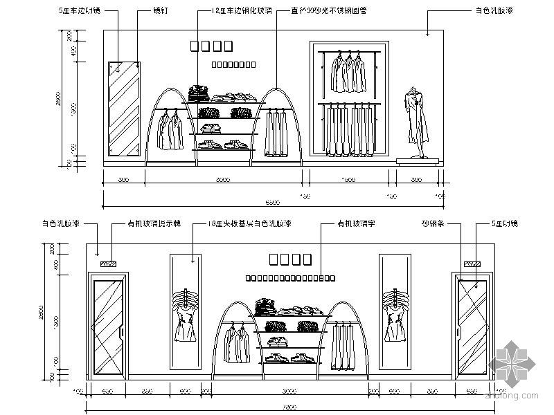 商场服装特卖场立体图图片