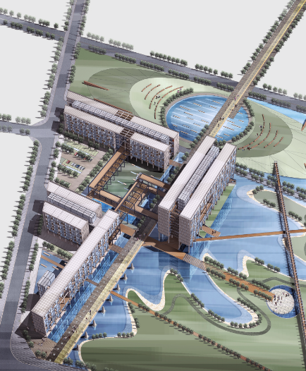 超高层设计文本设计说明资料下载-超高层现代风格未来广场项目建筑设计方案文本（含CAD）