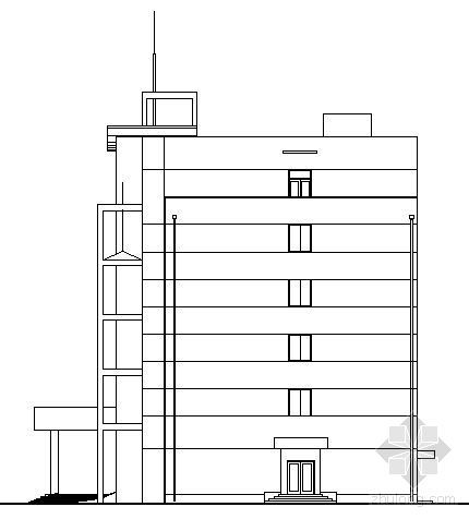 4层中学教学楼建筑图纸资料下载-某五层中学教学楼建筑方案图