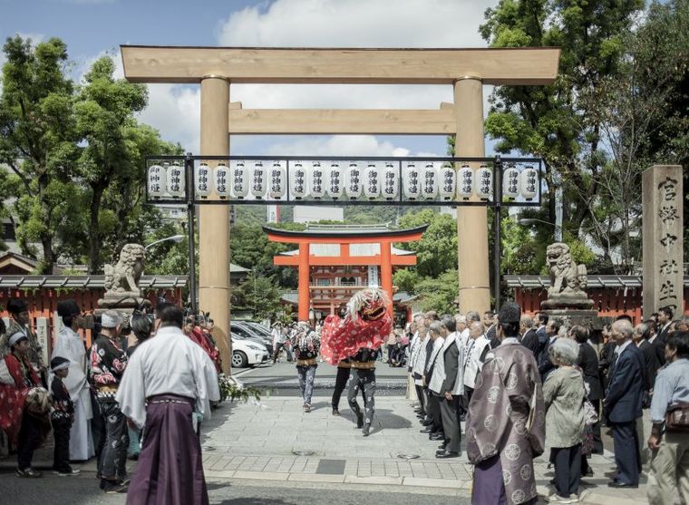 日本生田神社的改造
