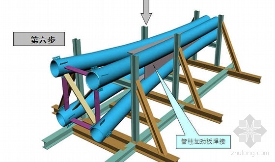 上海某大型车站钢结构制作、拼装与运输方案（管桁架、钢管柱、H型钢）- 