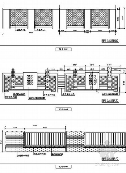 铁艺围墙护栏资料下载-六种铁艺围栏施工大样