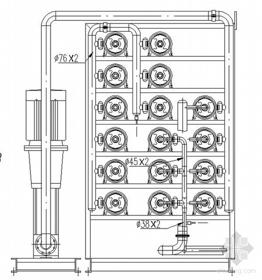 净水机反渗透原理资料下载-反渗透（RO）装置图