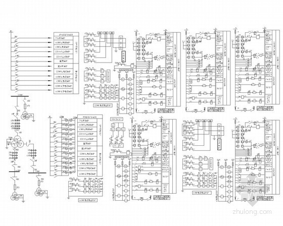 [新疆]某大学电气工程及其自动化专业毕业设计：变电所设计图-变电所继电保护信号图 