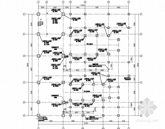 大型锅炉房及干煤棚结构施工图（含建筑图）-柱侧面预埋件示意图