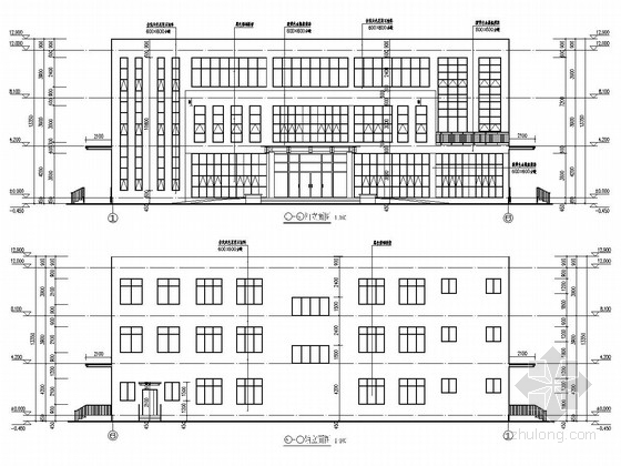 建筑构造统一说明资料下载-[成都]三层框架结构办公楼结构施工图（含建筑图）