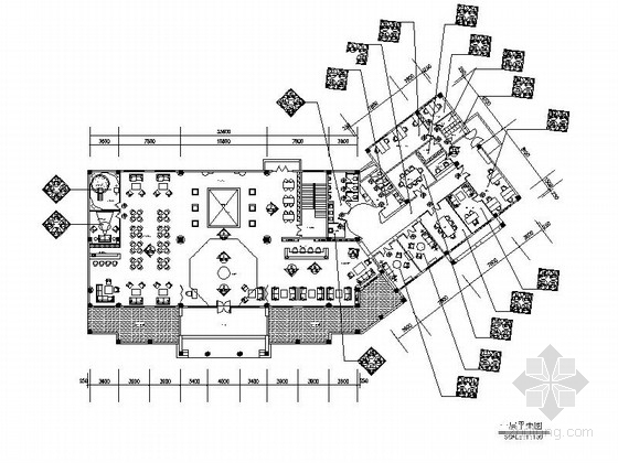 田园儿童乐园资料下载-[江苏]西班牙特色田园木质售楼处室内施工图（含效果图）