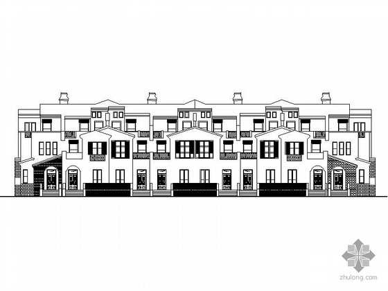 三层温泉会馆方案设计资料下载-某三层别墅方案设计