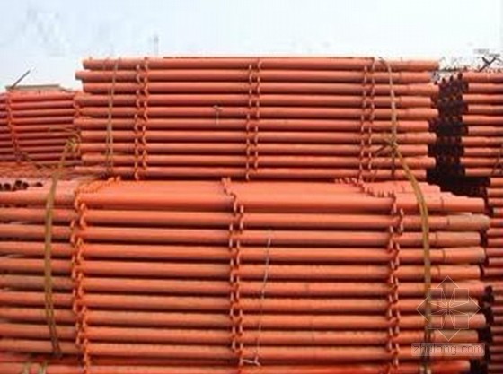 标杆企业建筑工程施工工艺标准化做法（12项 图文并茂）-钢管堆放 