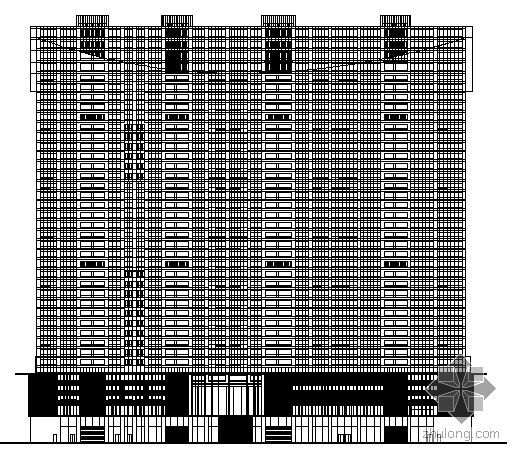 工程初设设计施工投标文件资料下载-北京某国际城建筑初设设计图