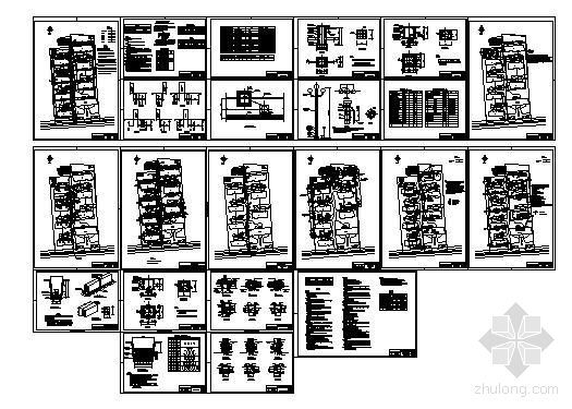 室外供暖设计图纸资料下载-某小区热力站室外管线设计图纸