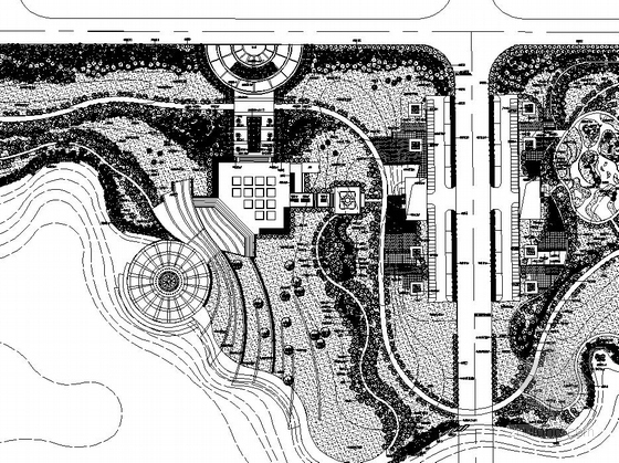 [温州]滨水公园园林景观工程总图及植物配置施工图-图6