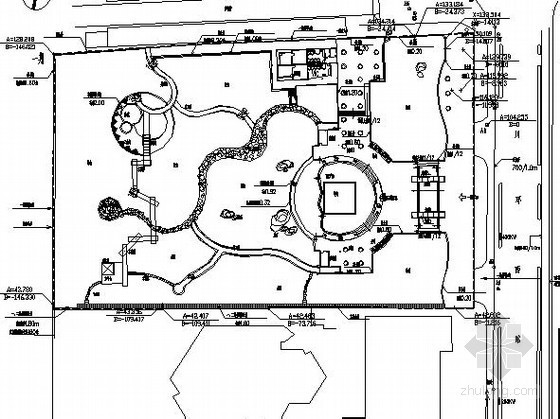 纪念馆广场景观施工图资料下载-某广场景观设计施工图
