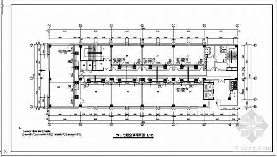 消防平面图广播电视大楼资料下载-某广播电视中心空调设计图