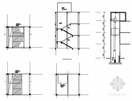 合肥商业施工图资料下载-合肥某电梯井结构施工图