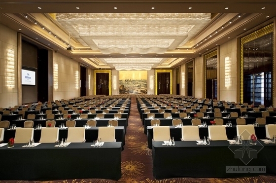 [大连]知名企业强势联手超五星级豪华商务酒店装修设计施工图（含效果）-宴会厅效果图