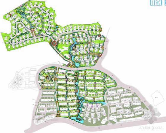 环境景观细部资料下载-[江苏]大型住宅区环境景观概念设计方案