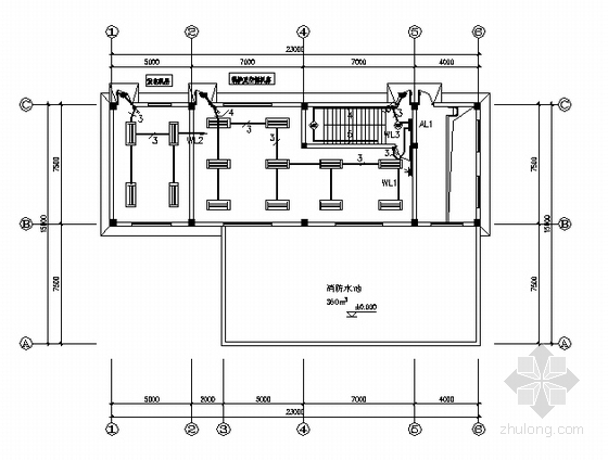 消防水泵房电气设计资料下载-昆山市某消防泵房电气竣工图