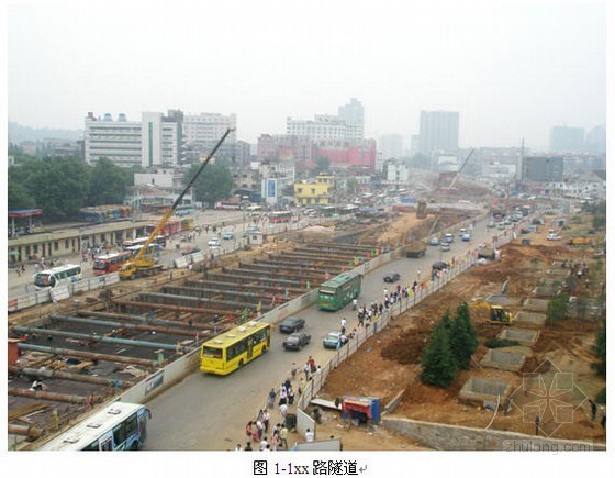 隧道总结报告资料下载-武汉某城市隧道深基坑监测总结报告
